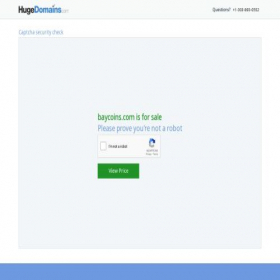 Скриншот главной страницы сайта baycoins.com