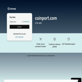 Скриншот главной страницы сайта exchange.coinport.com