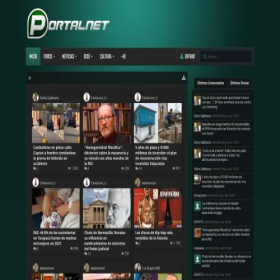 Скриншот главной страницы сайта portalnet.cl