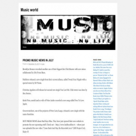 Скриншот главной страницы сайта 1-music.ru