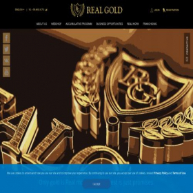 Скриншот главной страницы сайта 1realgold.com