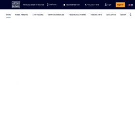 Скриншот главной страницы сайта activebroker.com