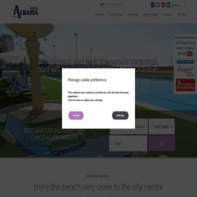 Скриншот главной страницы сайта albahia.com