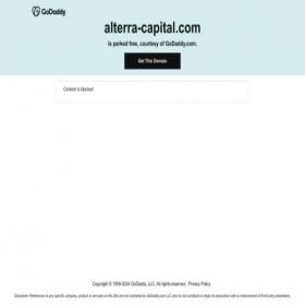 Скриншот главной страницы сайта alterra-capital.com