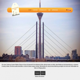 Скриншот главной страницы сайта appartements-nrw.eu