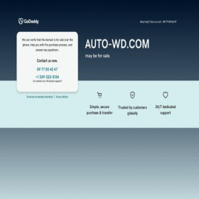 Скриншот главной страницы сайта auto-wd.com