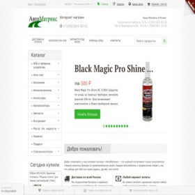 Скриншот главной страницы сайта automatriks.ru