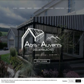 Скриншот главной страницы сайта auventsdesappalaches.ca