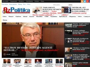 Скриншот главной страницы сайта azpolitika.info