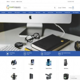Скриншот главной страницы сайта aztekcomputers.com