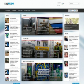 Скриншот главной страницы сайта bashmedia.ru