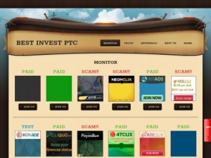 Скриншот главной страницы сайта bestinvestptc.com