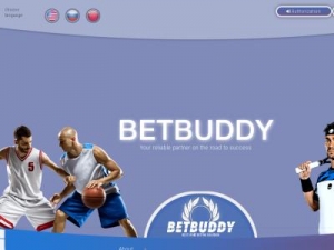 Скриншот главной страницы сайта betbuddy.ltd
