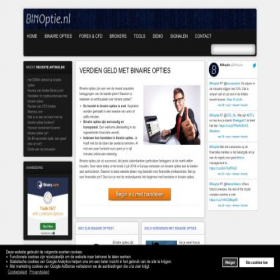 Скриншот главной страницы сайта binoptie.nl