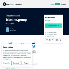 Скриншот главной страницы сайта bitmine.group