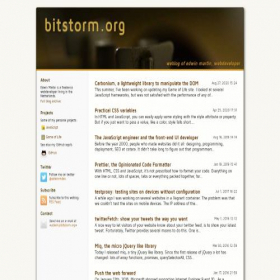 Скриншот главной страницы сайта bitstorm.org