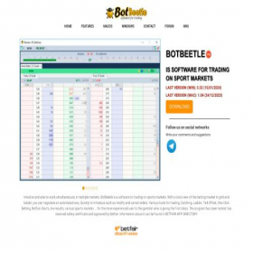 Скриншот главной страницы сайта botbeetle.com