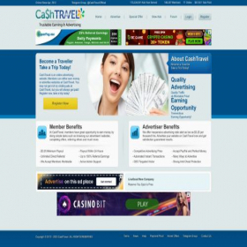 Скриншот главной страницы сайта cashtravel.info