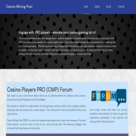 Скриншот главной страницы сайта casino-mining.com