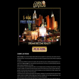 Скриншот главной страницы сайта casinos-lasvegas.com