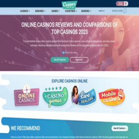 Скриншот главной страницы сайта casinosonline.com