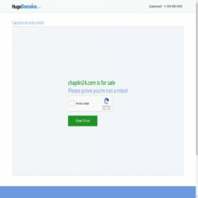 Скриншот главной страницы сайта chaplin24.com