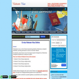 Скриншот главной страницы сайта cheapvietnamvisa.net
