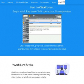 Скриншот главной страницы сайта citadel.org
