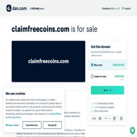 Скриншот главной страницы сайта claimfreecoins.com