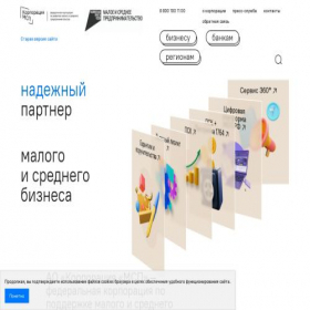 Скриншот главной страницы сайта corpmsp.ru