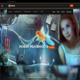 Скриншот главной страницы сайта crashplanet.ru
