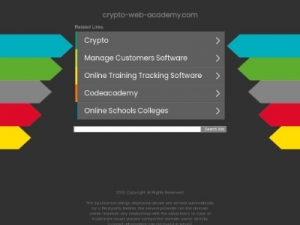 Скриншот главной страницы сайта crypto-web-academy.com