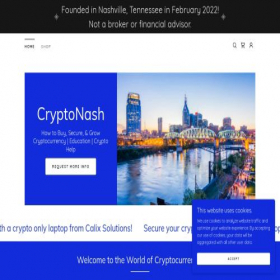 Скриншот главной страницы сайта cryptonash.com