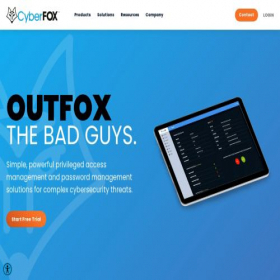 Скриншот главной страницы сайта cyberfox.com