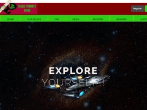 Скриншот главной страницы сайта dailyprofitfund.com