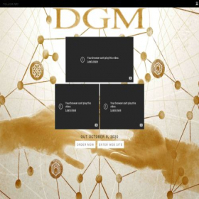 Скриншот главной страницы сайта dgmsite.com
