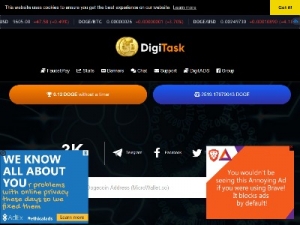 Скриншот главной страницы сайта digitask.ru