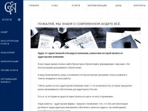 Скриншот главной страницы сайта dis-audit.ru