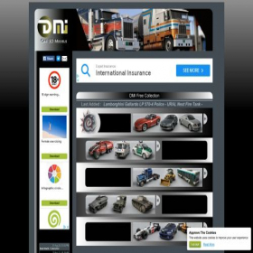 Скриншот главной страницы сайта dmi-3d.net