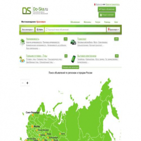 Скриншот главной страницы сайта do-ska.ru