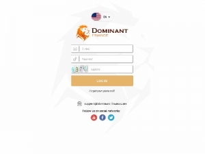 Скриншот главной страницы сайта dominant-finance.com