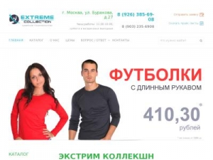 Скриншот главной страницы сайта e-collection.ru