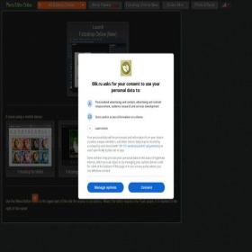 Скриншот главной страницы сайта editor.0lik.ru