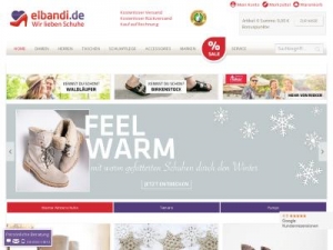 Скриншот главной страницы сайта elbandi.de