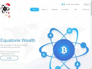 Скриншот главной страницы сайта equations-wealth.ltd