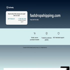 Скриншот главной страницы сайта fastdropshipping.com