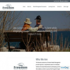 Скриншот главной страницы сайта freedominvestmentservices.com