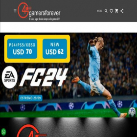 Скриншот главной страницы сайта gamersforever.com.ar