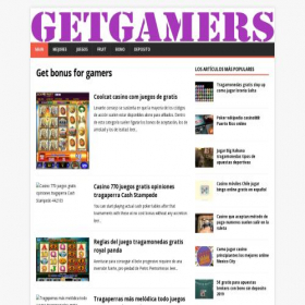 Скриншот главной страницы сайта getgamers.eu