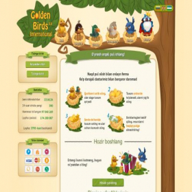 Скриншот главной страницы сайта golden-birds.biz